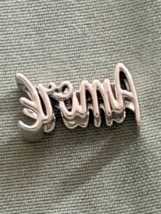 Authentic Amour Script Charm - Picture 4 of 5